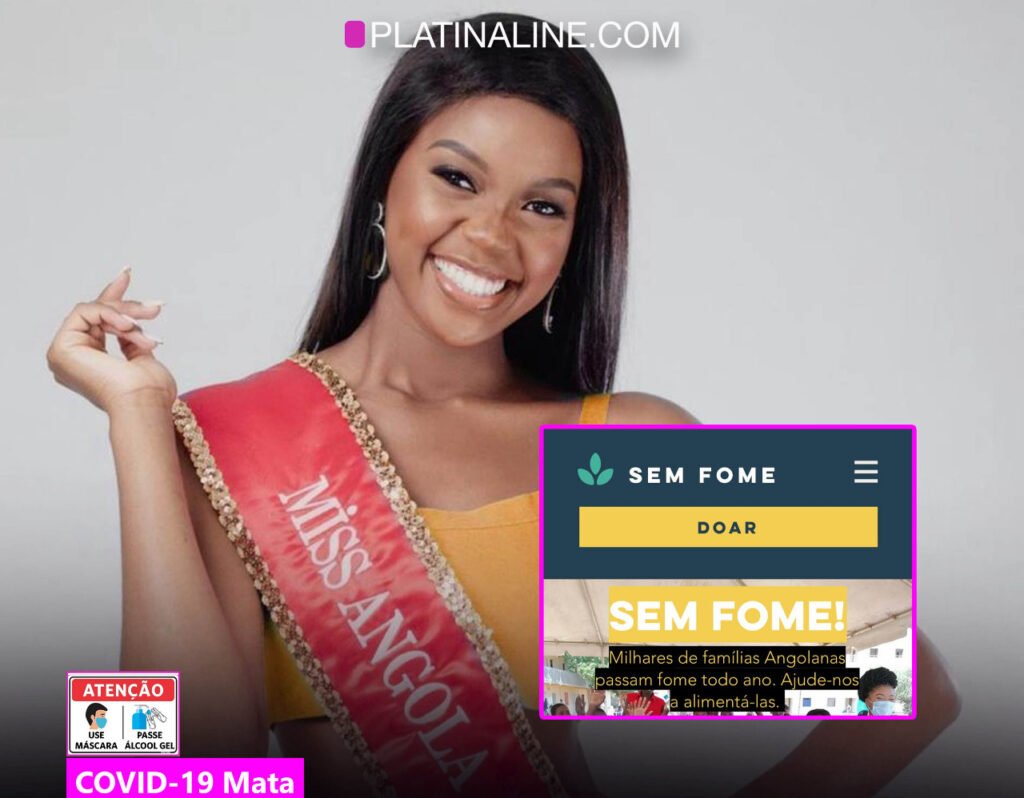 Miss Angola 2019 Salett Miguel cria site de apoio às famílias vulneráveis