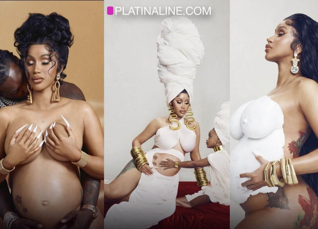 Card B divulga imagens da sua segunda gestação “ Obrigada a todos pelas felicitações minha casa é abençoada”