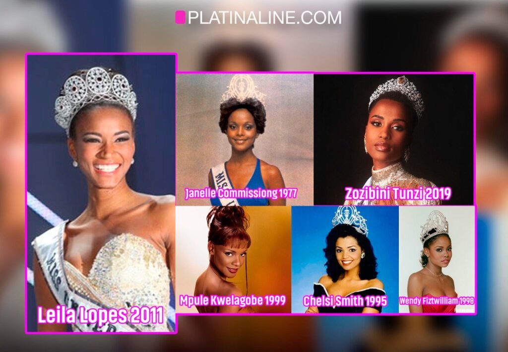 Sabia que apenas seis mulheres negras já foram Miss Universo? Leila Lopes é uma delas!