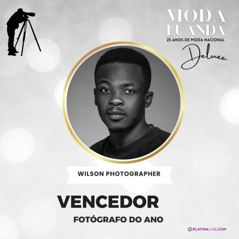 Wilson Photographer arrebata troféu de Fotógrafo do Ano no Moda Luanda 2022