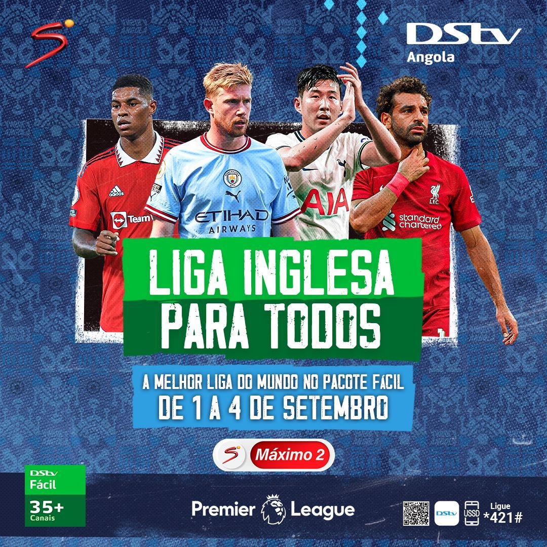 Liga Inglesa para Todos na DStv PlatinaLine