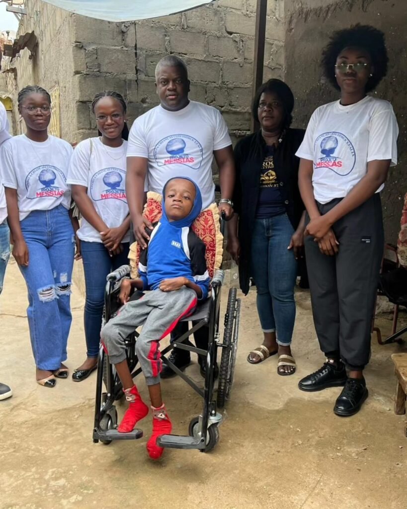 Empresário Pinto Matamba encaminha crianças com hidrocefalia para os hospitais