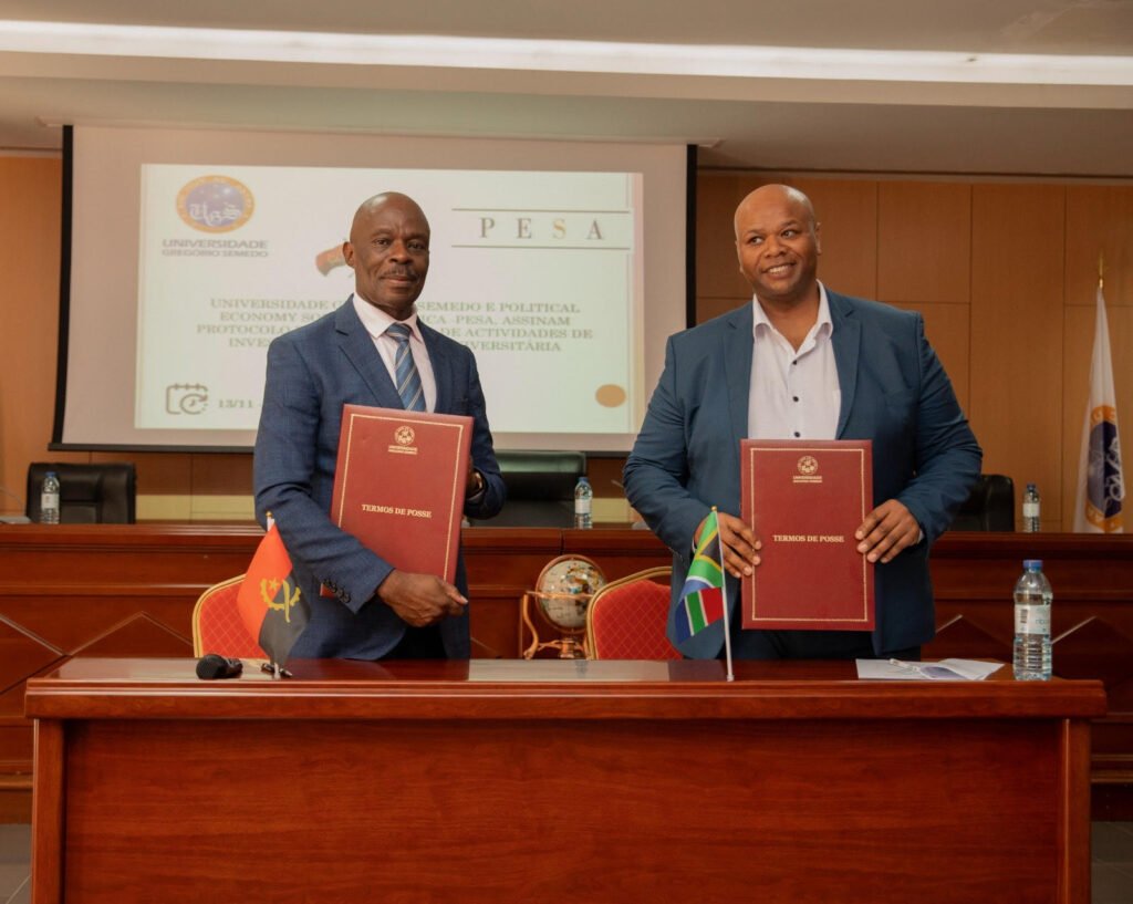 UGS e PESA assinam protocolo para realização de actividades de Investigação Científica e Extensão Universitária