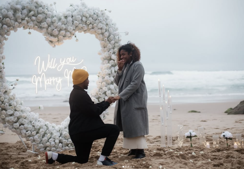 Aires pede Xofela em casamento em cenário cinematográfico em Lisboa