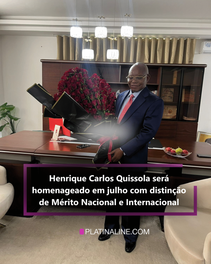 Henrique Carlos Quissola será homenageado em julho com distinção de Mérito Nacional e Internacional